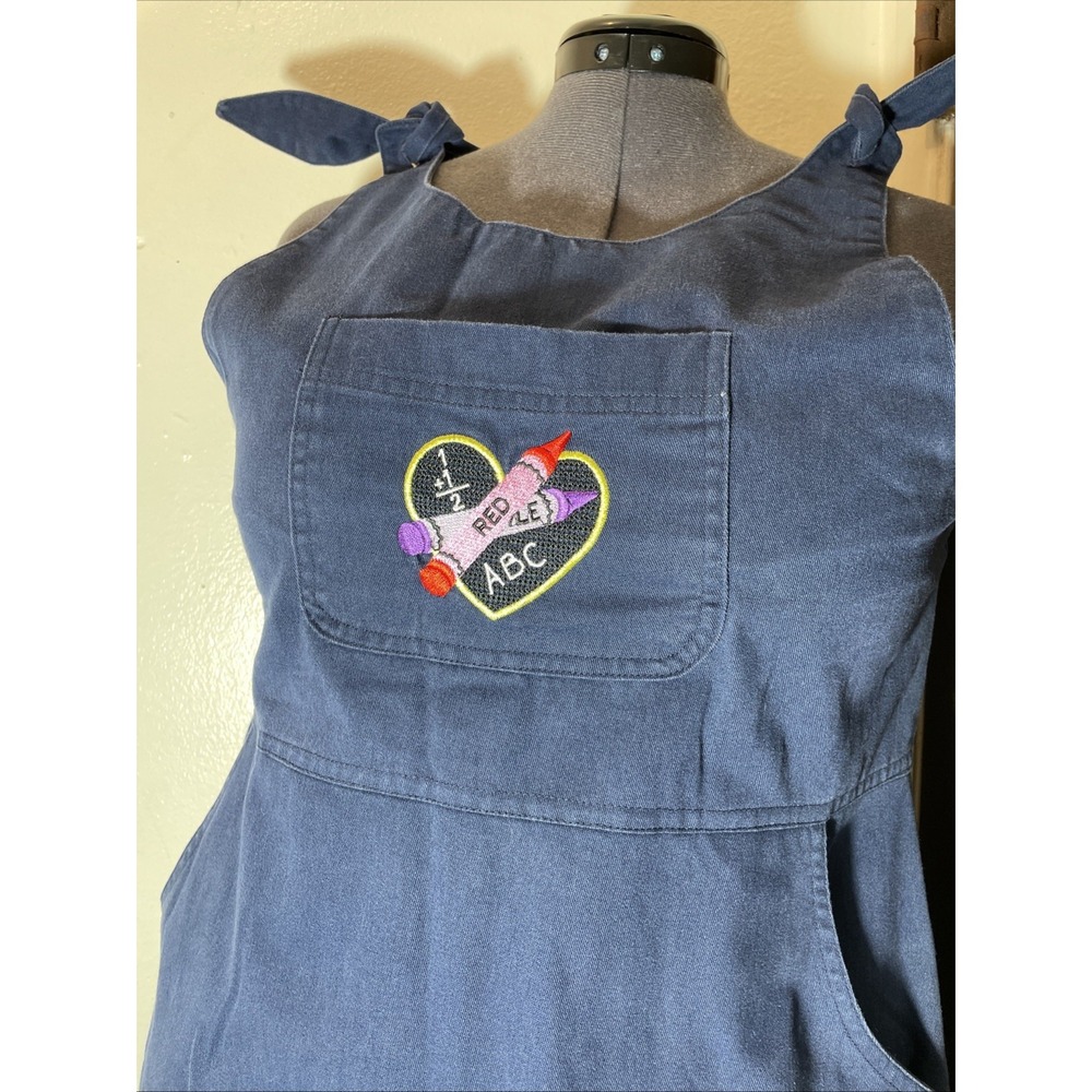 Home Room Brand Teachers Jumper Dress Quirky ABC's Ms Frizzle Core Vintage
